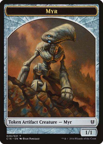 Myr TC16-20 Commander 2016 Tokens Magic card