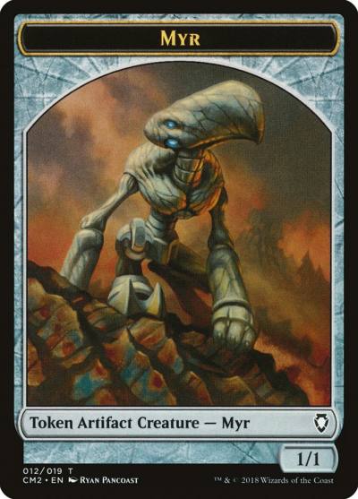 Myr TCM2-12 Commander Anthology Volume II Tokens Magic card