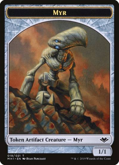 Myr TMH1-19 Modern Horizons Tokens Magic card