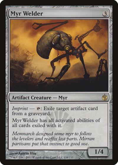 Myr Welder 118 Mirrodin Besieged Magic card