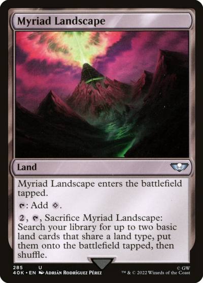 Myriad Landscape 40K-285 Warhammer 40,000 Commander Magic card