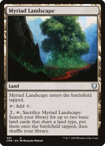 Myriad Landscape CMR-487 Commander Legends Magic card