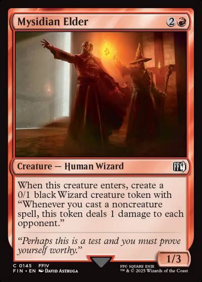 Mysidian Elder FIN-145 Final Fantasy Magic card