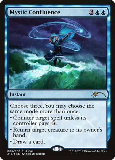 Mystic Confluence J16-5 Judge Gift Cards 2016 Magic card