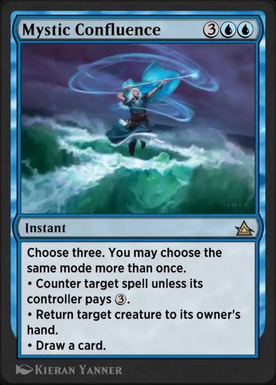 Mystic Confluence OMB-12 Through the Omenpaths Bonus Sheet Magic card