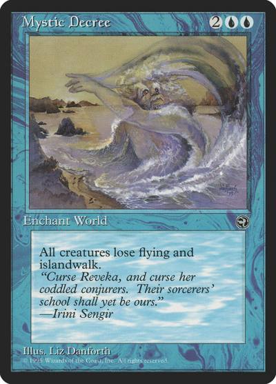 Mystic Decree HML-34 Homelands Magic card