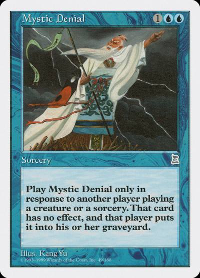 Mystic Denial PTK-49 Portal Three Kingdoms Magic card