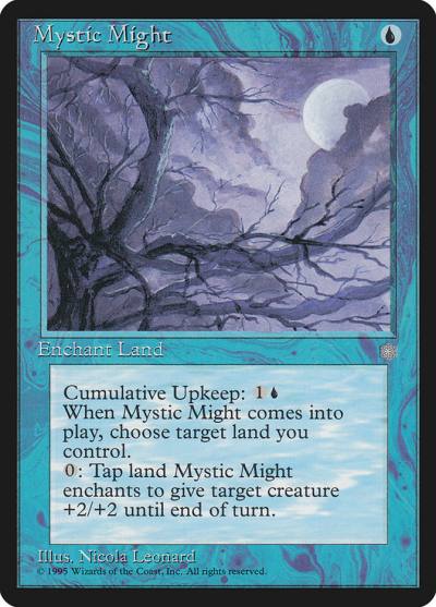 Mystic Might ICE-86 Ice Age Magic card