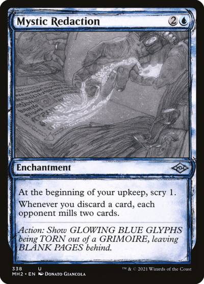 Mystic Redaction MH2-338 Modern Horizons 2 Magic card
