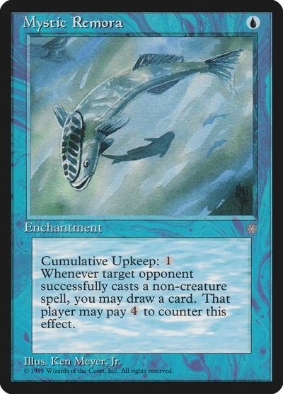 Mystic Remora ICE-87 Ice Age Magic card
