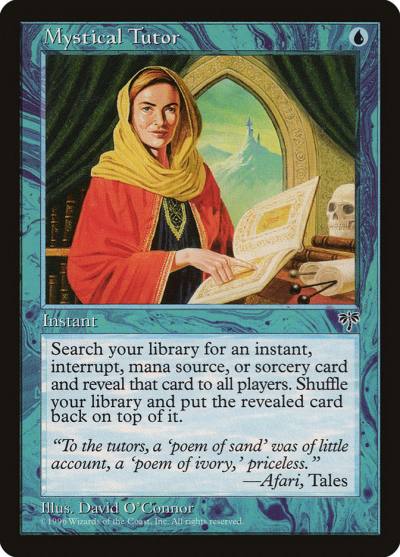 Mystical Tutor MIR-80 Mirage Magic card