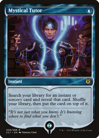 Mystical Tutor SS1-6 Signature Spellbook: Jace Magic card
