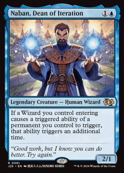 Naban, Dean of Iteration J25-61 Foundations Jumpstart Magic card