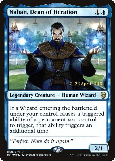 Naban, Dean of Iteration PDOM-58S Dominaria Promos Magic card