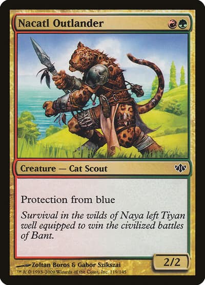 Nacatl Outlander 119 Conflux Magic card