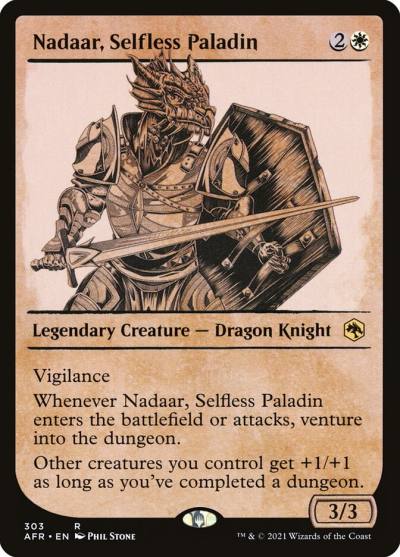 Nadaar, Selfless Paladin AFR-303 Adventures in the Forgotten Realms Magic card