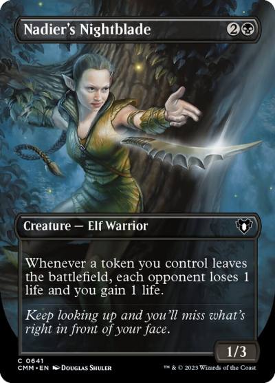 Nadier's Nightblade CMM-641 Commander Masters Magic card