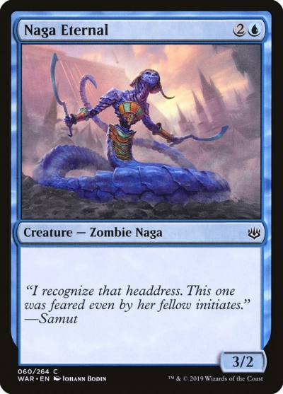Naga Eternal 60 War of the Spark Magic card