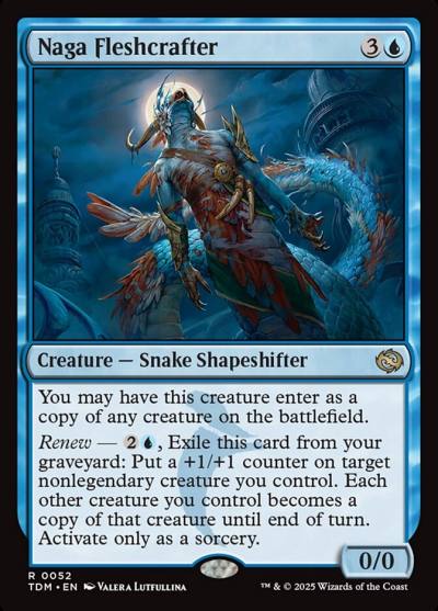 Naga Fleshcrafter TDM-52 Tarkir: Dragonstorm Magic card