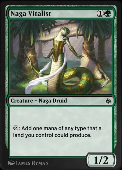 Naga Vitalist AKR-203 Amonkhet Remastered Magic card