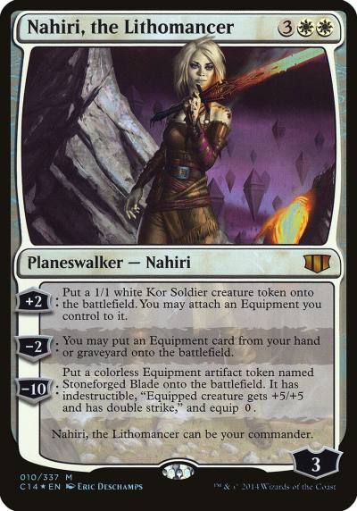 Nahiri, the Lithomancer OC14-10 Commander 2014 Oversized Magic card