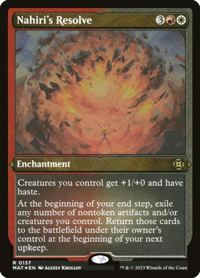 Nahiri's Resolve MAT-137 March of the Machine: The Aftermath Magic card