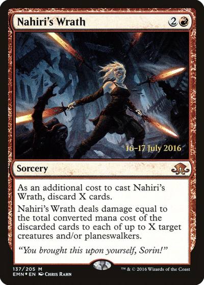 Nahiri's Wrath PEMN-137S Eldritch Moon Promos Magic card