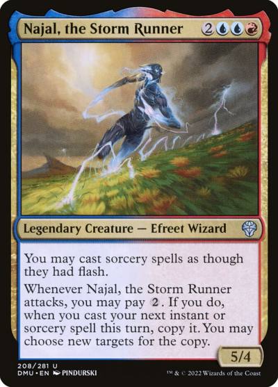 Najal, the Storm Runner DMU-208 Dominaria United Magic card
