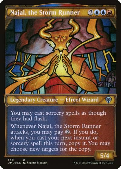 Najal, the Storm Runner DMU-348 Dominaria United Magic card