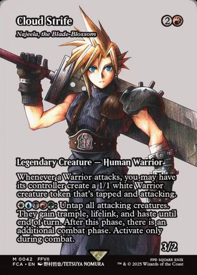 Najeela, the Blade-Blossom FCA-42 Final Fantasy: Through the Ages Magic card