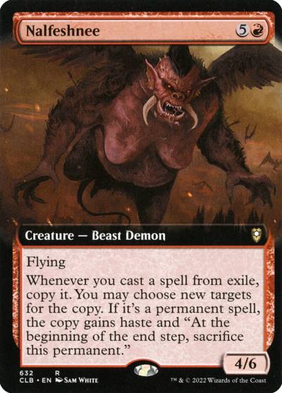Nalfeshnee CLB-632 Commander Legends: Battle for Baldur's Gate Magic card