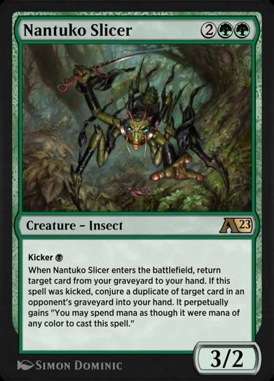 Nantuko Slicer YDMU-17 Alchemy: Dominaria Magic card