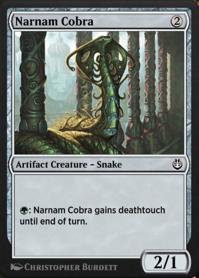 Narnam Cobra KLR-254 Kaladesh Remastered Magic card