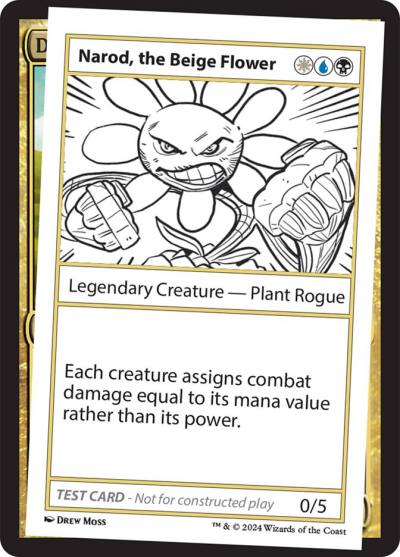 Narod, the Beige Flower MB2-599 Mystery Booster 2 Magic card