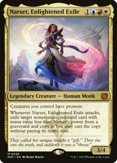 Narset, Enlightened Exile MAT-38 March of the Machine: The Aftermath Magic card