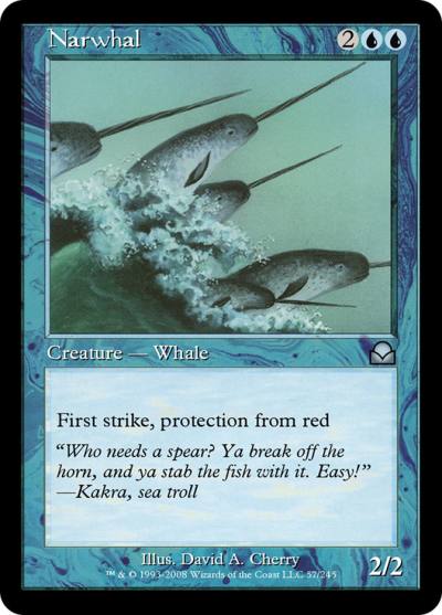 Narwhal ME2-57 Masters Edition II Magic card