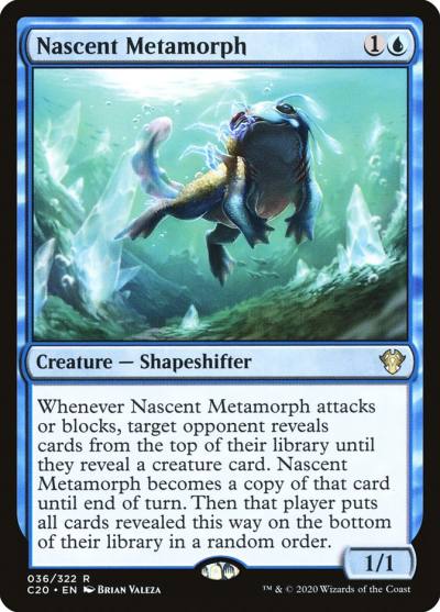 Nascent Metamorph C20-36 Commander 2020 Magic card