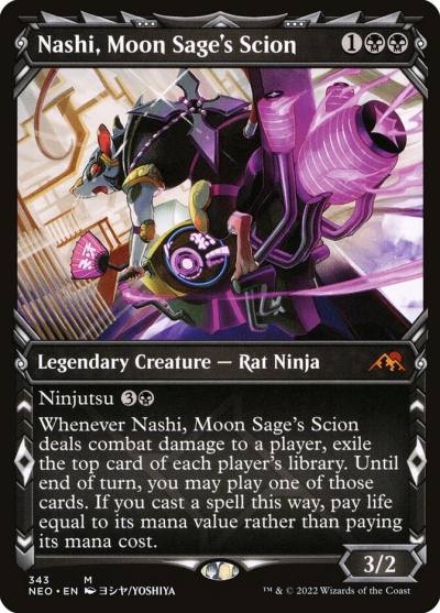 Nashi, Moon Sage's Scion NEO-343 Kamigawa: Neon Dynasty Magic card