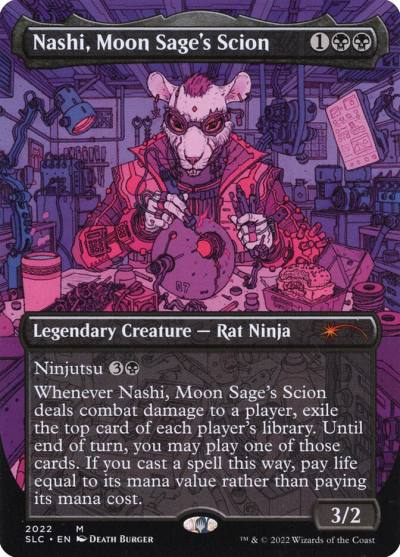 Nashi, Moon Sage's Scion SLC-2022 Secret Lair 30th Anniversary Countdown Kit Magic card