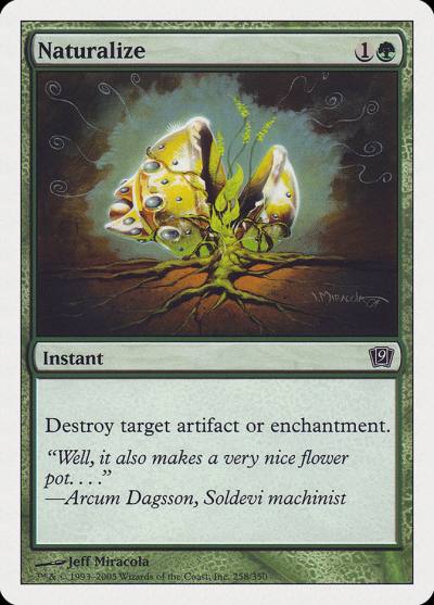 Naturalize 9ED-258 Ninth Edition Magic card