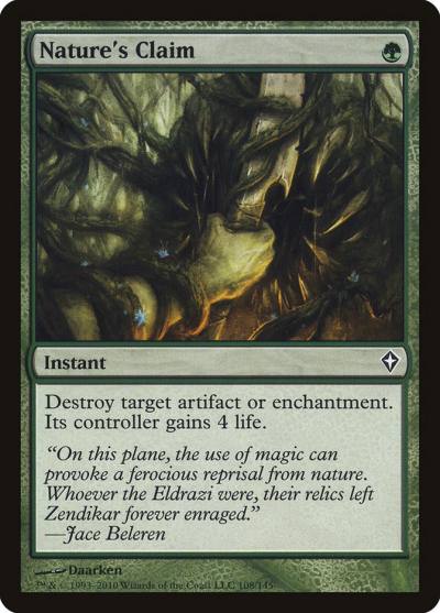 Nature's Claim WWK-108 Worldwake Magic card