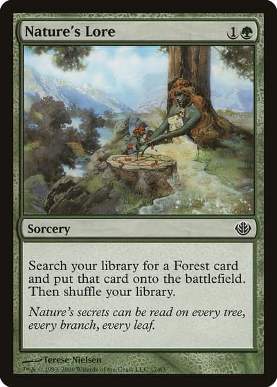 Nature's Lore DDD-17 Duel Decks: Garruk vs. Liliana Magic card