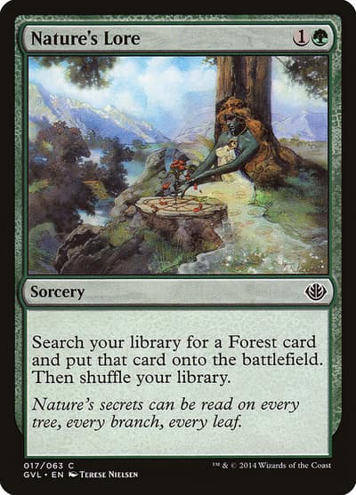 Nature's Lore GVL-17 Duel Decks Anthology: Garruk vs. Liliana Magic card