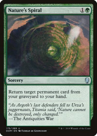 Nature's Spiral DOM-175 Dominaria Magic card
