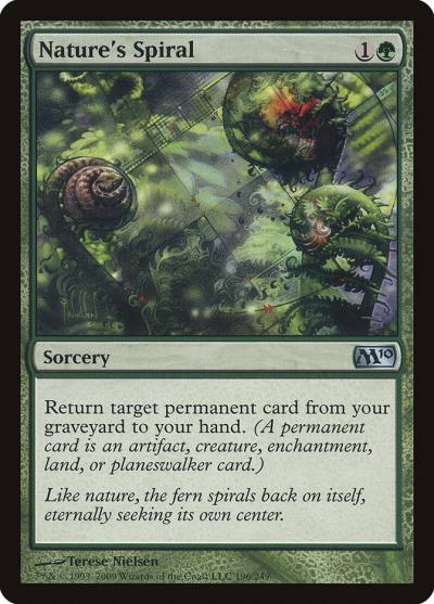 Nature's Spiral M10-196 Magic 2010 Magic card