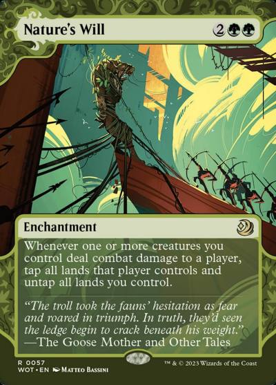 Nature's Will WOT-57 Wilds of Eldraine: Enchanting Tales Magic card