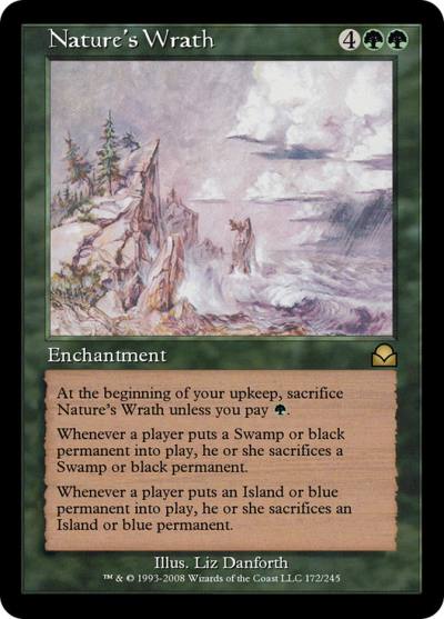 Nature's Wrath ME2-172 Masters Edition II Magic card