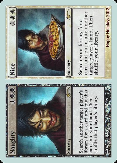 Naughty // Nice HHO-12 Happy Holidays Magic card
