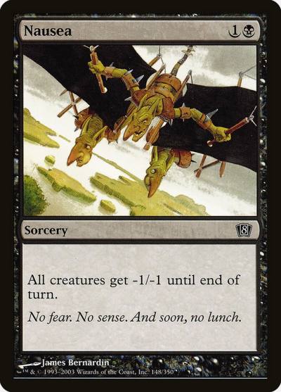 Nausea 8ED-148STAR Eighth Edition Magic card
