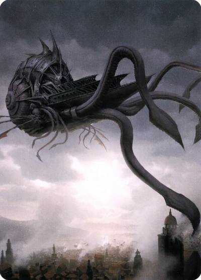 Nautiloid Ship // Nautiloid Ship ACLB-80 Battle for Baldur's Gate Art Series Magic card
